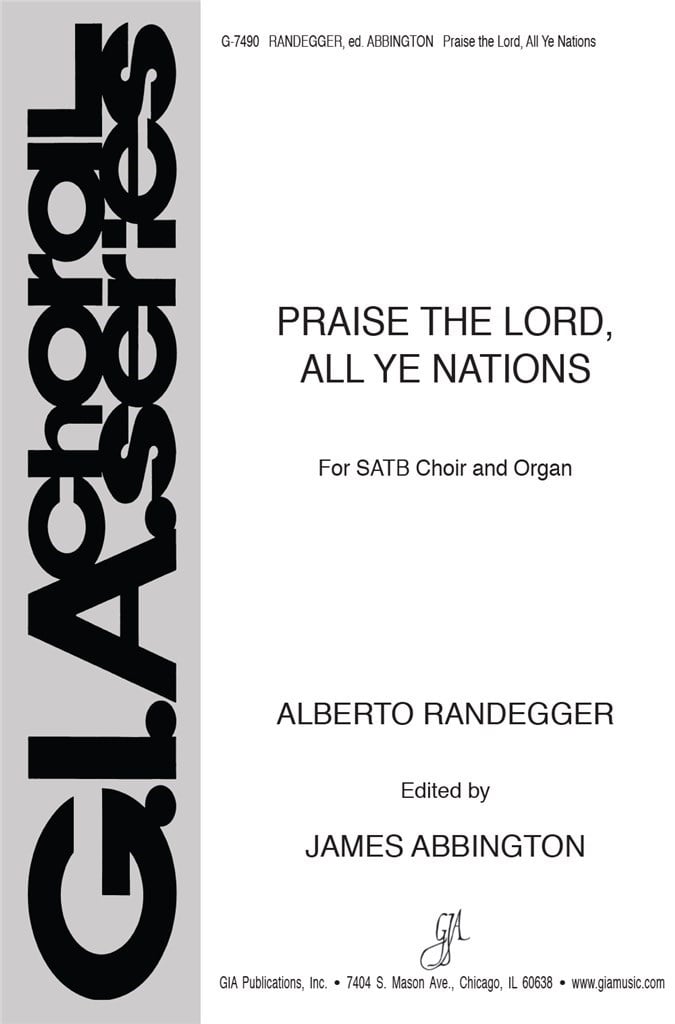 Praise the Lord, All Ye Nations